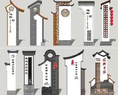 金门美丽乡村标识标牌有哪些分类？