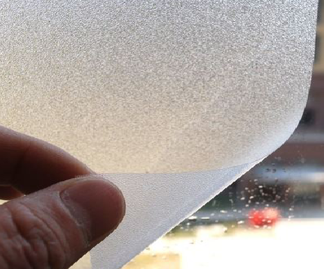 金门玻璃门外面粘广告用什么材料好？